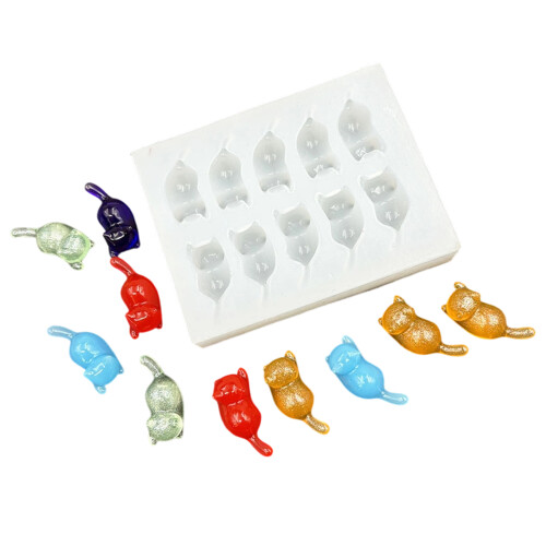 Silicone Handmade Mold Craft Supply for Small Lying-Tail up