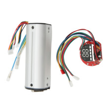 Controlador de scooter elétrica para o modelo HX X7, em liga de alumínio premium com dissipação de calor, painel de exibição e circuito interno.