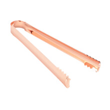 2pcs Stainless Steel Ice Tongs EasyGrip Gold Serving Tongs for Sugar Cubes Lemon Slices Kitchen