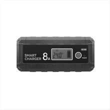 6V 12V 12.8V.8AMP Smart Autos Charger LCD Display for Car Motorcycle L
