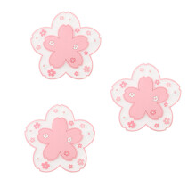 Conjunto de porta-copos Kawaii, com design exclusivo e antiderrapante, em cores simples e vibrantes para uso multifuncional, ideal para restaurantes,