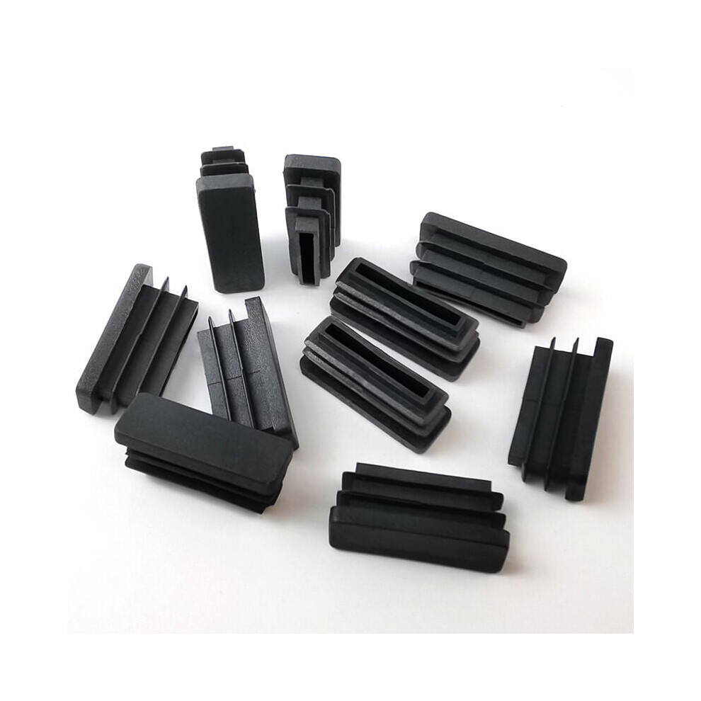 Flexible Chair Leg Floor Protectors For Easy Installation, Rectangle Plastic Chair Leg Caps With Durable Plastic Tubing Glide End Insert, Suitable For 9454554974781