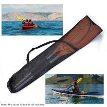 Drawstring Mesh Kayak Paddle Bag Split Shaft Canoe SUP Paddles Cover Storage Transport Mesh Bag