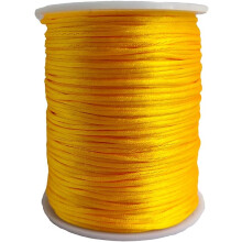 Vibrant Nylon Cord, Satin String For Macrame Trim Cord, Quality Assurance Bulk Beading Thread Easy To Seal Ends With Flame For Necklace Jewelry Making