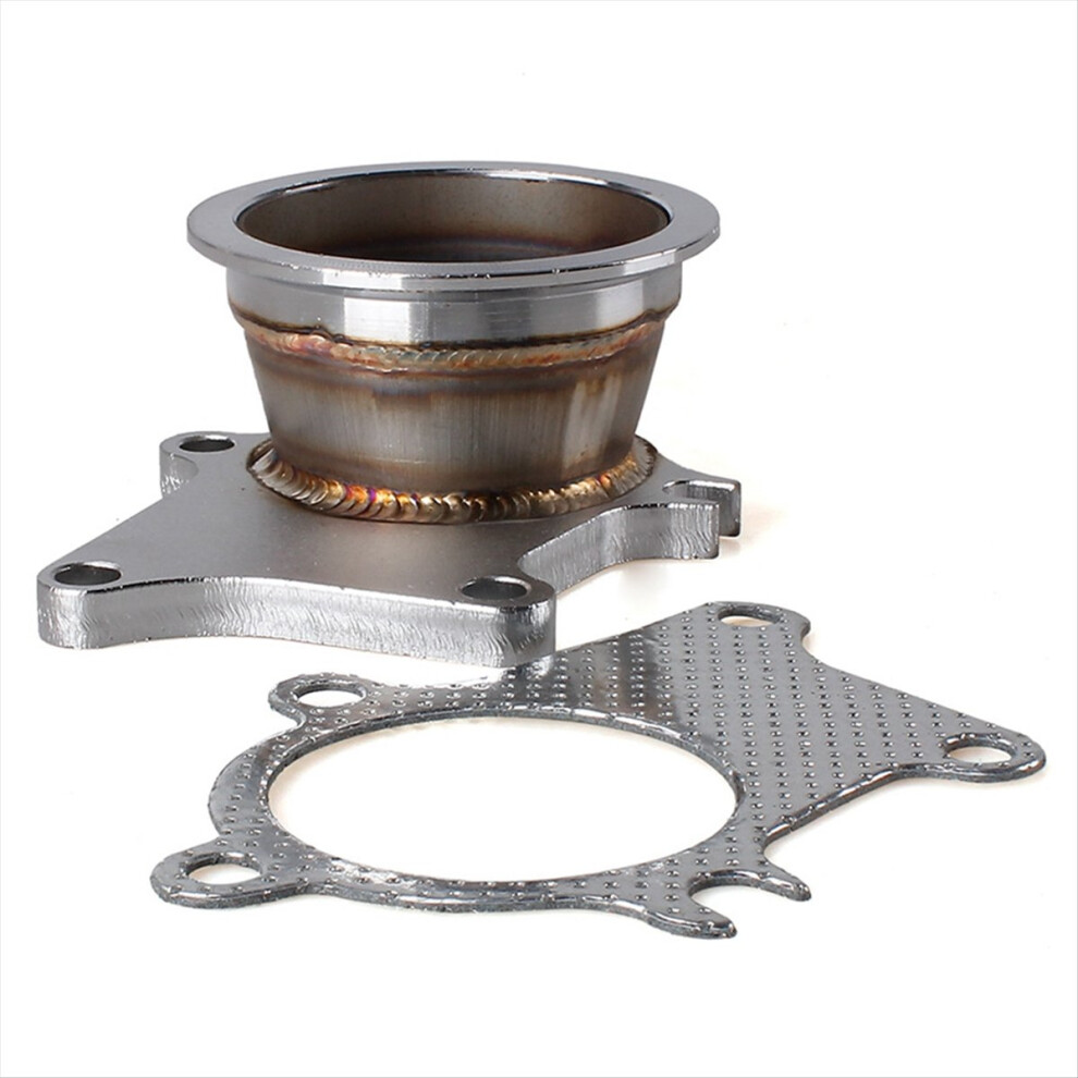 Car Turbo 3Inch V-Band Flange Adaptor 5 Bolt For T3 / T4 Turbocharger Light 4853197620508