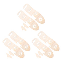 Pack of 3 Natural Finish Wooden Glove Shapers Ideal for-LT0752