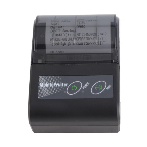 Mini Ticket Printer, Receipt Printer Portable for Restaurant Sales Retail