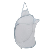 Panier à linge pliable en maille respirante, panier à linge mural portable pour les voyages et les résidences étudiantes, panier à linge pliable
