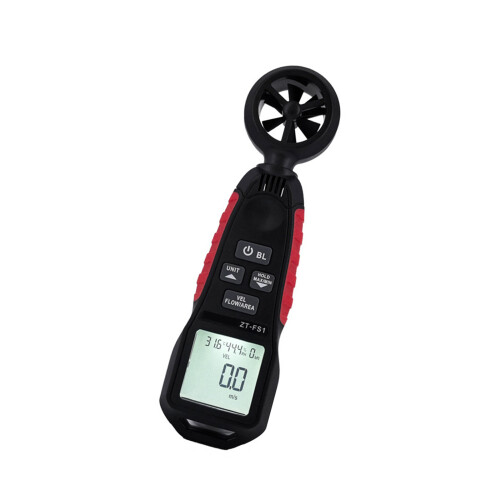 Easy to Use Handheld Digital Anemometer Including Large LCD