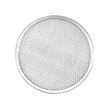 14 Inch Aluminum Pizza Baking Screen Mesh Pan with Holes for Even Heat and Crispy Crust