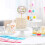 Décorations élégantes pour gâteaux d'anniversaire, en acrylique réutilisable. 3