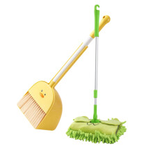 1 Set Cleaning Play Set Broom Dustpan Mop for Fun Housekeeping Tool Teaches Cleanliness Fine Motor Skills Adorable 51.00X15.80X3.00CM