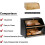 Large Wooden Bread Box with Plexiglass Window, Extra Large Double Layer Bread Storage for Kitchen Counter 2