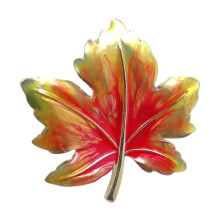 Stylish Maple Brooch Versatile Jewelry Accessory Chest-Orange