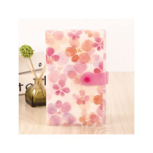 Photo Album with 120 Pockets and Secure Closure, Flower Design 3 Inch Trading Card Binder