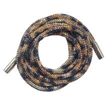 Rhinestone Drawstring 120cm Bling Crystal Cord for Hoodie Sweatpants Sparkly Replacement Rope