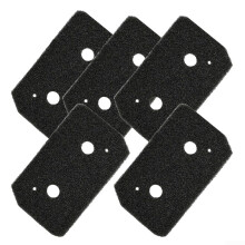 5 x Replacement Bosch Foam Filter Fits Siemens Series 4 8 Dryer 12007650 Filtering 228x128mm Black Sponge Filter
