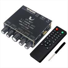 2x60W+150W Subwoofer Bluetooth 5.3 Power Amplifier Board USB Sound Car