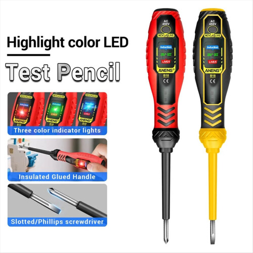 B18 Multifunctional Professional Electrician ColorLight Voltage Displ 2
