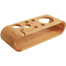 Cocktail Shaker Set with Wooden Stand, Bartender Kit for Beginners, SpaceSaving Home Barware
