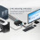 USB KVM Switcher 2 in 1 Out Laptop Printer Shared Switch 4K 60HZ Keybo 4