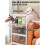 Foldable Plastic Storage Bin with Lid, Stackable Clear Under Bed Organizer for Home or Office (1 Layer) 4