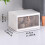 Foldable Plastic Storage Bin with Lid, Stackable Clear Under Bed Organizer for Home or Office (1 Layer) 2