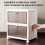 Foldable Plastic Storage Bin with Lid, Stackable Clear Under Bed Organizer for Home or Office (1 Layer) 3