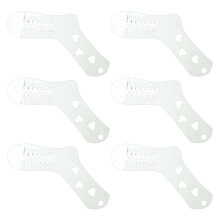 Pack of 6 Wood Craft Sock Holders Practical Sock-Love money