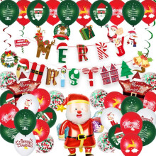 Fröhliche Weihnachten! Hängende Papiergirlande, wiederverwendbare Partydekoration, elegante Weihnachtsfeierdekoration für eine festliche