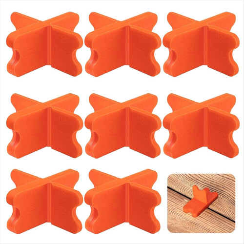 8 Pcs Deck Spacer Tool,4 Thicknesses Board Spacers(1/16In, 1/8In, 3/16 2
