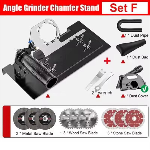 Angle Grinder Cutting Tiles Stand 100-125type Attachment Stone Trimmin 2