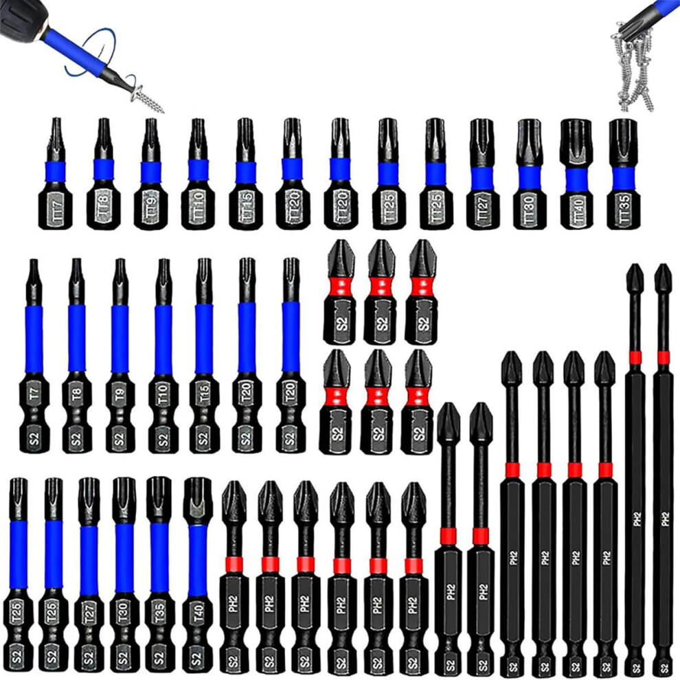 46Piece Magnetic Impact Nut Driver Set For Home Diy And Workshop Work Ref: 4159 9119770491961