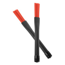 Retractable Drum Brushes with Comfortable Handle for Beginners and Youth Bands Red 1 Pair