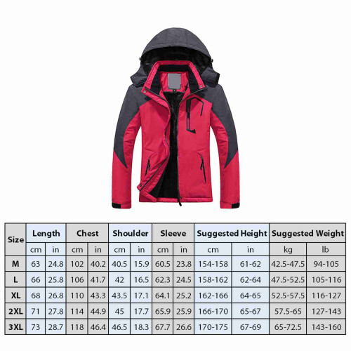 Damen Mountain Wasserdichte Shelljacke Skijacke 1