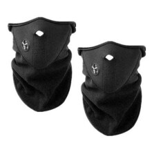 Maschera facciale reversibile per climi freddi, copricapo con design Red Dawn e chiusura a strappo, protezione invernale per sci, snowboard, moto e