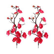 Silk Plum Blossom Decor, Wedding Bouquet Decorations for a Memorable Event, Artificial Flower Stems for Effortless Elegance