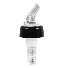 15mL Bottle Pourer with Automatic Measured Spirit Dispenser for Liquor Wine Cocktail Bars (White)