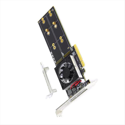M.2 PCIe Expansion Card Split-Free PLX8747 Integrated Module Supports 2