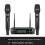 Professional Wireless Charging Microphone Set for Stage Singing Dynami 4