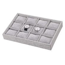 Vitrinekast/organizer, multifunctionele presentatiekast, prachtige handgemaakte sieradenhouder van jute voor thuis of in de winkel
