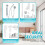 Screen and Storm Door Closer Kit, for Heavy Doors Push Button Latch Se 4