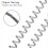 Sicherheits-Spiralseil, 6er-Pack Angelseile, einziehbar, robust 4