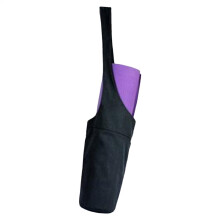Yoga bag for women, long shoulder strap with pockets, fashionable Pilates mat holder, Pilates gym bag, yoga accessories for women and men black