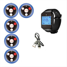 Wireless Restaurant Pager Calling System with Watch Call Button Office