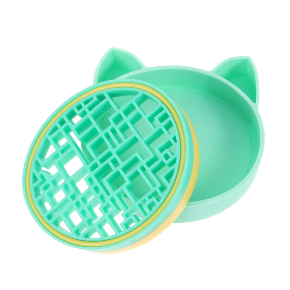 Green Makeup Brush Cleaning Mat And Drying Rack Pad Box Holder For Cosmetic Brushes 11X11cm