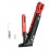 Adjustable Motorcycle Kickstand - Universal Aluminum Alloy Side Stand, 2