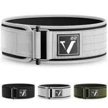 Weight Lifting Belt for Men and Women, SelfLocking Belt for Weightlifting, Powerlifting XLarge 036White