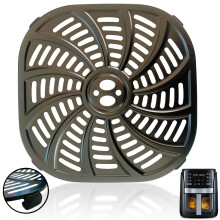 Air Fryer Grill Pan for 6QT, Nonstick Crisper Tray Rack Insert, Dishwasher Safe