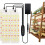 4pack LED Grow Panel Light Ultra-Thin Full Spectrum Dimmable Timer Pla 4